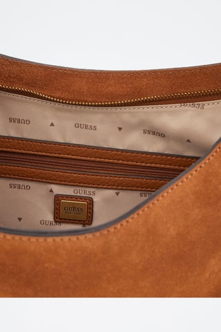 Nubuck Handtas Camden - Camel