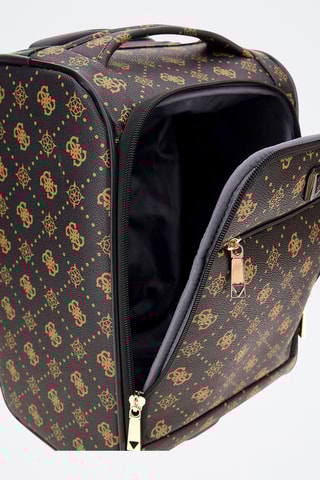 Reistas met Wieltjes Silia - Zwart - 32 cm