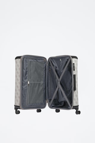 Grote Trolley Berta - Taupe en Zwart - 77 cm