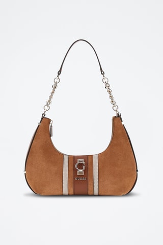 Nubuck Handtas Erenia - Bruin