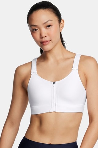 Brassière de sport Infinity High Zip 2.0 - Blanc