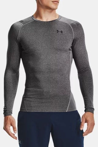 T-shirt de compression - Gris foncé chiné - Under Armour