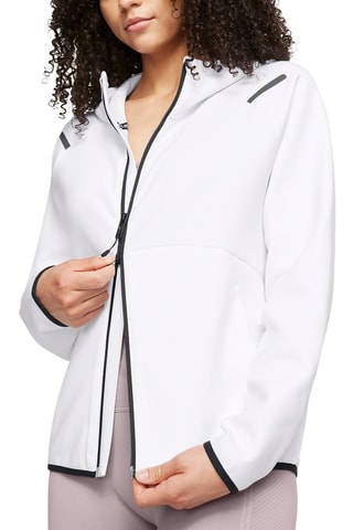 Sweat polaire à capuche Unstoppable - Blanc