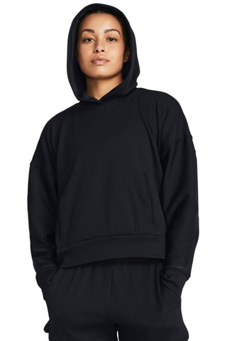 Sweat à capuche Journey Rib - Noir