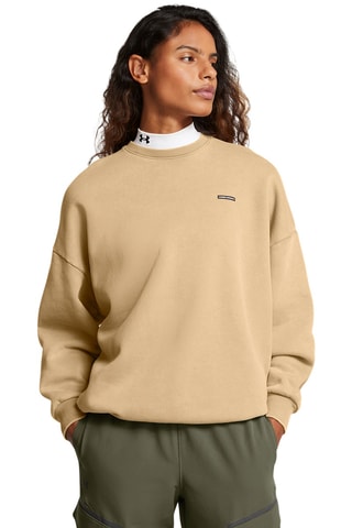 Sweat oversize polaire Icon - Marron