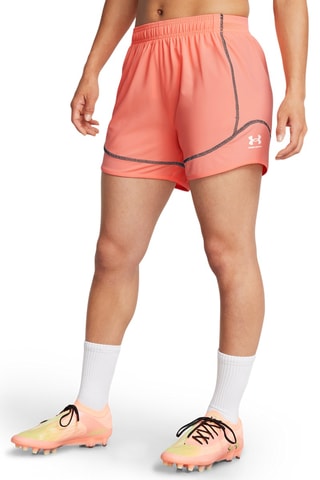 Short de football Challenger - Orange