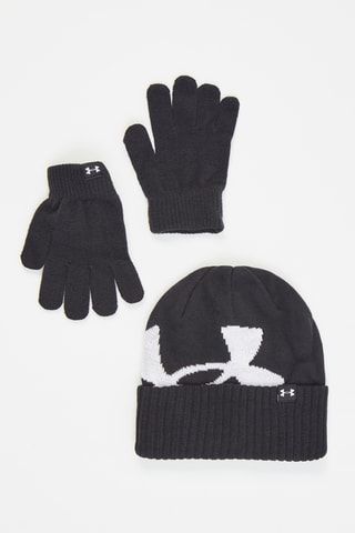 Bonnet et gants - Noir et blanc