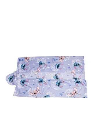 Couverture à capuche 7-14 ans Stitch Lilo & Stitch Disney - Bleu