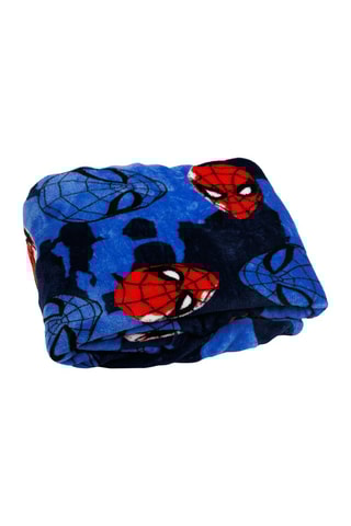 Couverture à capuche 7-14 ans Spider-Man Avengers Marvel - Bleu marine