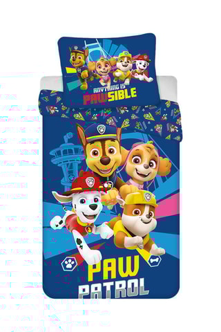 Conjunto de edredão Patrulha Pata  - Azul