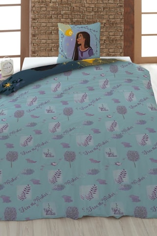 Parure de couette Wish : Asha et la Bonne Étoile Disney - Violet