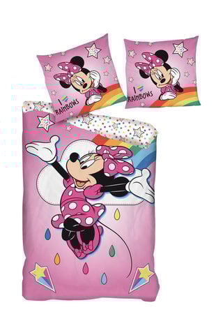 Parure de couette Minnie Disney - Rose