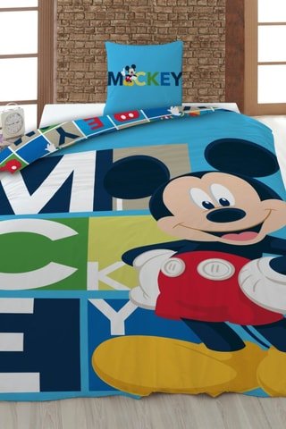 Parure de couette Mickey Disney - Bleu