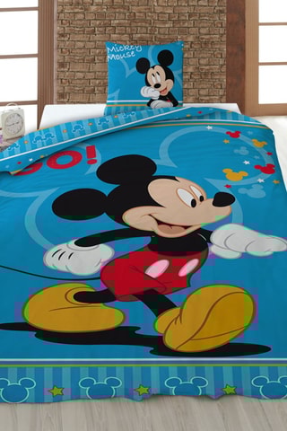 Parure de couette Mickey Disney - Bleu