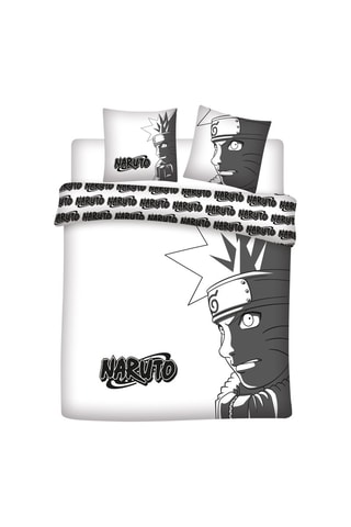 Parure de couette Naruto - Blanc et noir