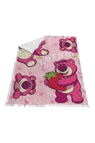 Plaid Lotso Toy Story Disney - Rose - 130 x 170 cm