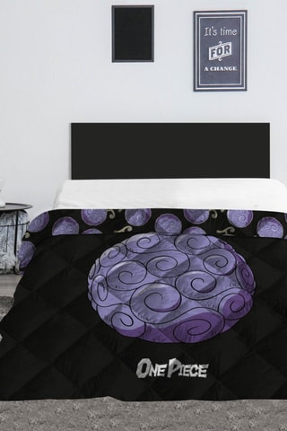 Couette One Piece - Noir et violet