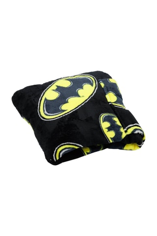 Poncho à capuche 7-14 ans Batman - Noir