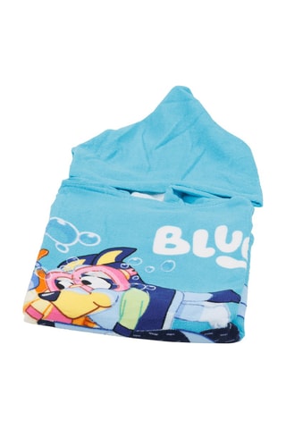 Poncho à capuche 7-14 ans Bluey - Bleu