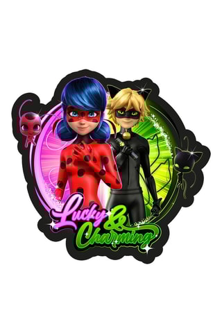 Coussin Miraculous - Noir - 30 x 30 cm