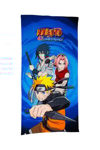 Serviette de plage Naruto - Bleu et orange - 70 x 140 cm