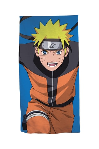Serviette de plage Naruto - Bleu et orange - 70 x 140 cm