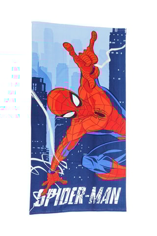 Serviette de plage Spider-Man Avengers Marvel - Rouge et bleu - 70 x 140 cm