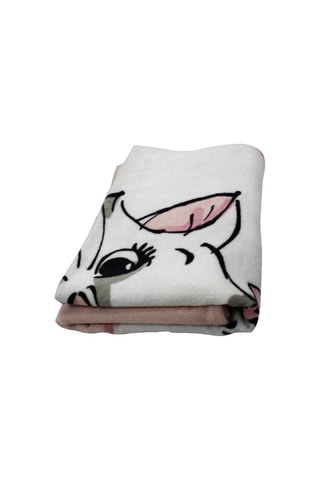 Serviette de plage Marie Les Aristochats Disney - Rose et blanc - 70 x 140 cm