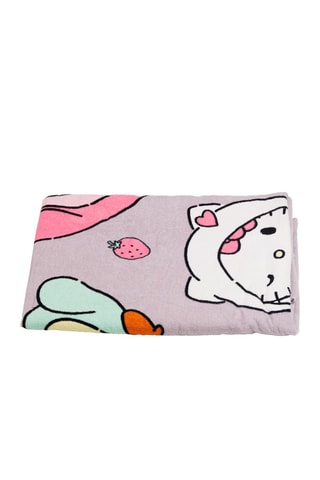 Serviette de plage Hello Kitty Sanrio - Mauve - 70 x 140 cm