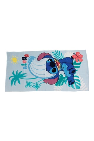 Serviette de plage Stitch Lilo et Stitch Disney - Bleu - 70 x 140 cm
