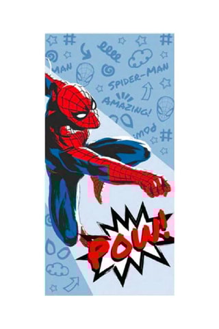 Drap de douche Spider-Man Avengers Marvel - Bleu - 70 x 140 cm