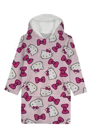 Poncho Hello Kitty - Rose et blanc