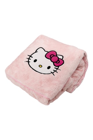 Couverture-coussin Hello Kitty - Rose - 100 x 150 cm