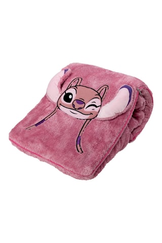 Couverture-coussin Angel Lilo & Stitch Disney - Rose - 100 x 150 cm