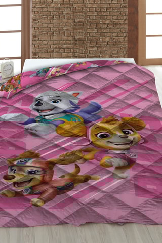Edredão Patrulha Pata - Rosa