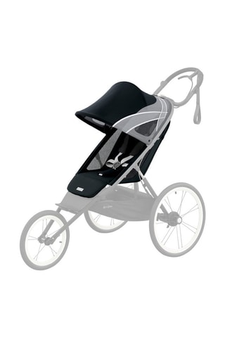Habillage de siège pour poussette de running Avi All Black