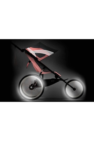 Habillage de siège pour poussette de running Avi All Black