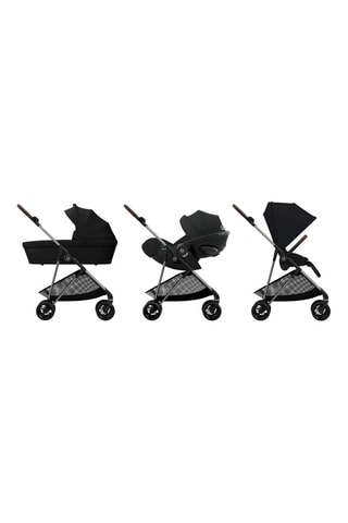 Poussette Melio UK RB - Noir - Dès la naissance - Jusqu'à 15 kg