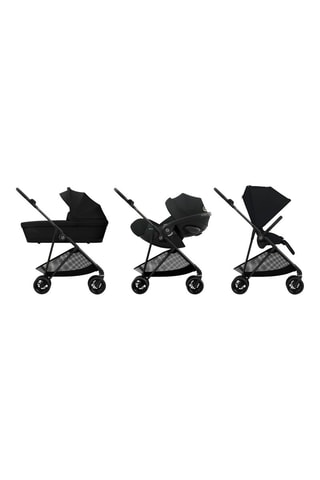 Poussette Melio Carbon UK RB - Noir - Dès la naissance - Jusqu'à 15 kg