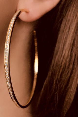 Creolen - Zilver Doublé Geelgoud