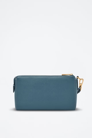 Leren Clutch - Blauw