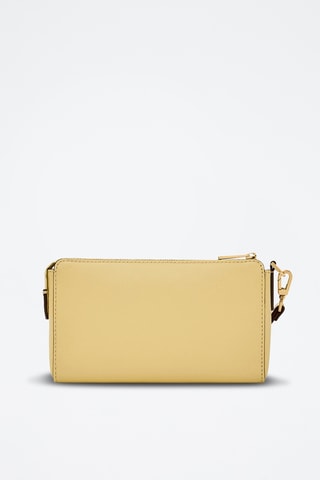 Leren Clutch - Lichtgeel