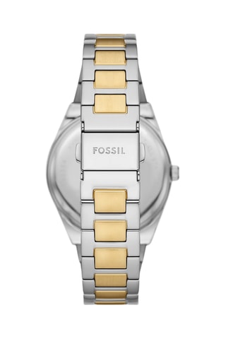 Stalen Quartz Horloge - Goudkleurig en Zilverkleurig