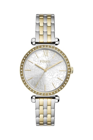 Stalen Quartz Horloge - Zilverkleurig en Goudkleurig