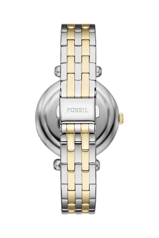 Stalen Quartz Horloge - Zilverkleurig en Goudkleurig