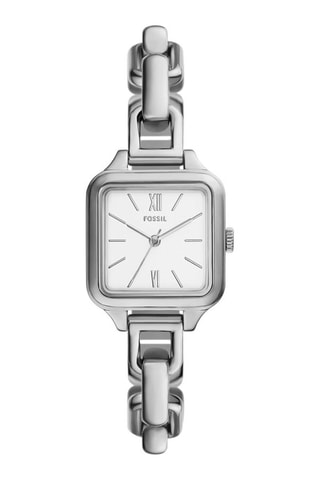 Stalen Quartz Horloge Zilverkleurig