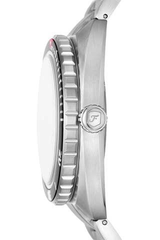 Stalen Quartz Horloge - Zilverkleurig en Zwart