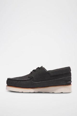 Nubuck Mocassins - Donkergrijs