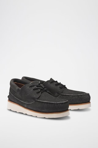 Nubuck Mocassins - Donkergrijs