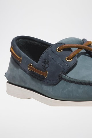 Nubuck Bootschoenen - Kobaltblauw